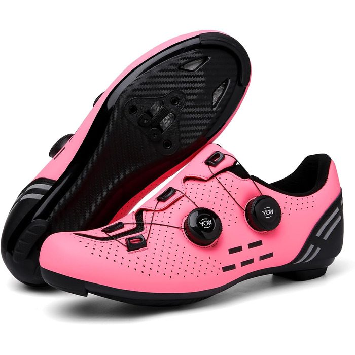 Жіночі велотуфлі SDEQA для Peloton, Look, SPD, SPD-SL, Delta Lock. Рожеві, 40 EU