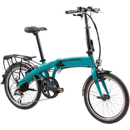 Електровелосипед F.lli Schiano Galaxy 20 дюймів, складаний, Shimano, для дорослих, до 25 км/год, чоловічий/жіночий, комфортний міський e-bike