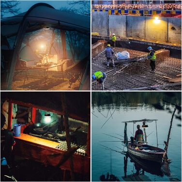 LED кемпінговий ліхтар 2000 люмен з акумулятором 9900mAh, 30W, з пульт дистанційного керування, для намету, пошуку, надзвичайних ситуацій, походу, кемпінгу