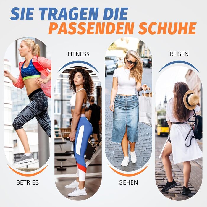 Жіночі кросівки: спортивні, для бігу, фітнесу, тенісу, туризму та відпочинку. Розмір 40 EU, білий колір