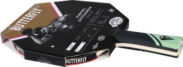 Настільна ракетка Butterfly Dimitrij Ovtcharov Gold з новою EVA-технологією, ITTF сертифікований наклад Addoy 1,5 мм, комплект для досвідчених гравців (чохол, м'ячі, додаткова ракетка)