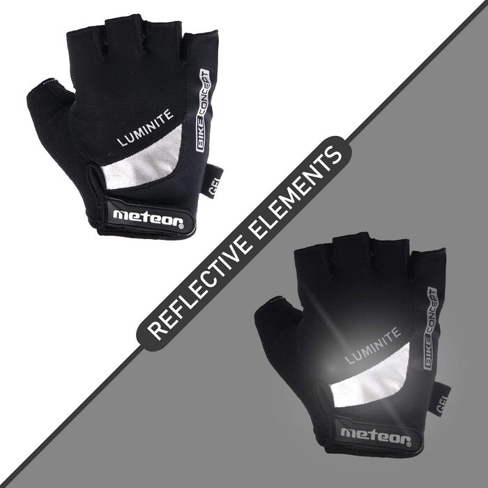 Рукавички MTB Meteor Radhandschuhe для чоловіків, жінок та дітей. Гелеві вставки, модель GX31, зелений колір. Рукавички для гірського велосипеда, велоспорту, даунхілу та хайкінгу.