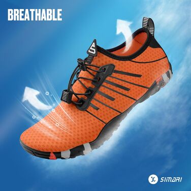 Водні черевики SIMARI WP001 для жінок та чоловіків, швидковисихаючі, для плавання, дайвінгу, серфінгу, йоги та відпочинку на природі