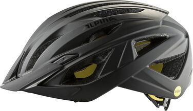 Шолом велосипедний ALPINA Delft MIPS чорний матовий, розмір M (51-56 см)