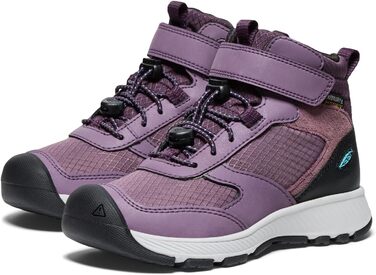 KEEN Skua Mid Waterproof - водонепроникні трекінгові черевики для дітей (37 EU) - чорний/сливовий