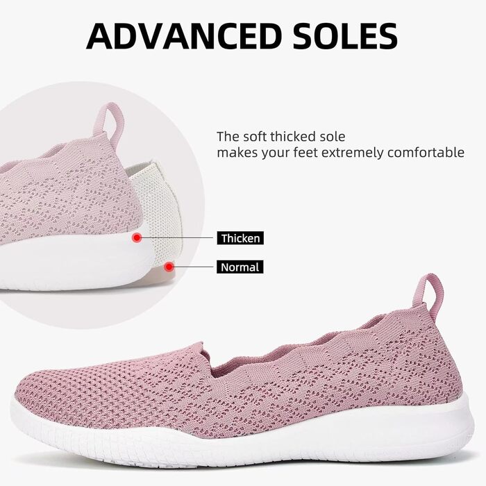 Жіночі трекінгові кросівки Puxowe – легкі, дихаючі, зручні, мінімалістичні, рожеві (41 EU)