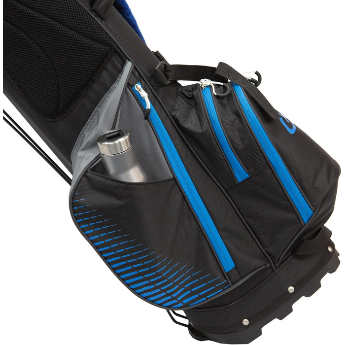 Сумка для гольфу Longridge Super Lite з 8 відділеннями, чорно-червона