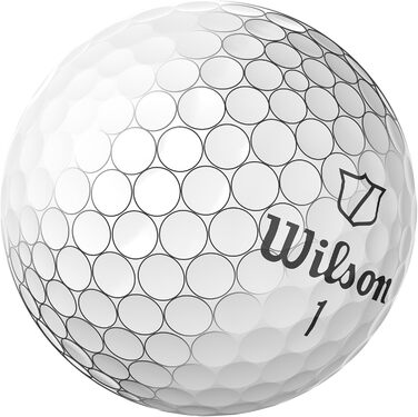 Гольф-м'яч Wilson Staff Model для дорослих, білий