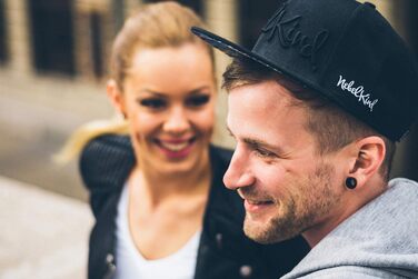 Кепка-снапбек Nebelkind унісекс з прямим козирком, регульована базакап у стилі стрітвір, ретро бейсболка (чорна, багатоколірна), один розмір