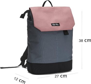 Жіночий рюкзак Ela Mo Salmon для ноутбука, міський антивандальний daypack для школи, університету, бізнесу