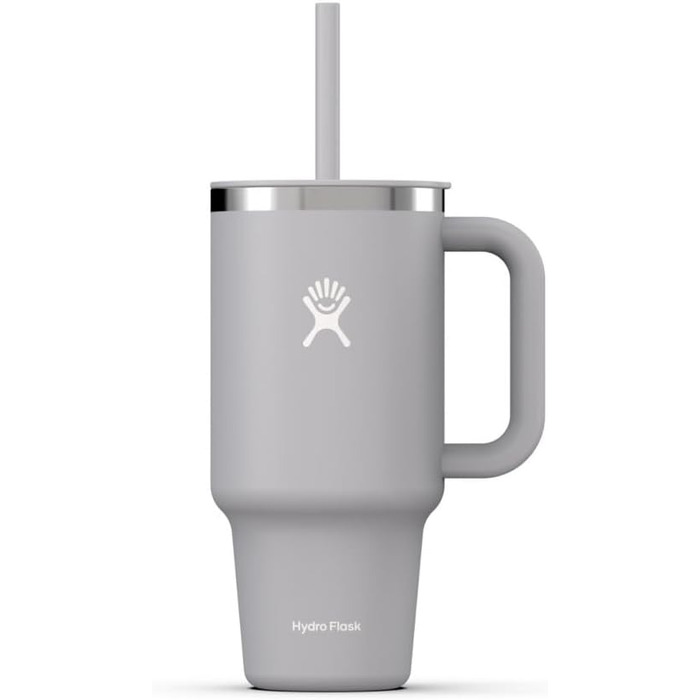 Термокружка Hydro Flask 946 мл з кришкою та соломинкою, нержавіюча сталь, подвійна вакуумна ізоляція, герметична, Birch