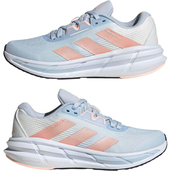Жіночі бігові кросівки adidas Questar 3 W Crystal Sky Clear Orange Halo Blue JP6599