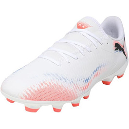 Футбольні бутси PUMA Future 8 Play FG/AG, 43 EU, білий/чорний/червоний