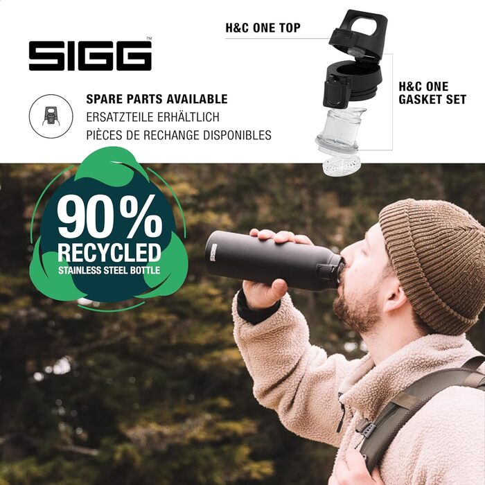 Термофляга SIGG Hot & Cold ONE: ізольована фляга з нержавіючої сталі, для гарячих та холодних напоїв