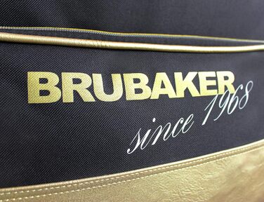 BRUBAKER набір для лижника St. Moritz: чохол для лиж та сумка для взуття, 1 пара лиж (170 см), палиці, взуття, шолом, чорний/золотий