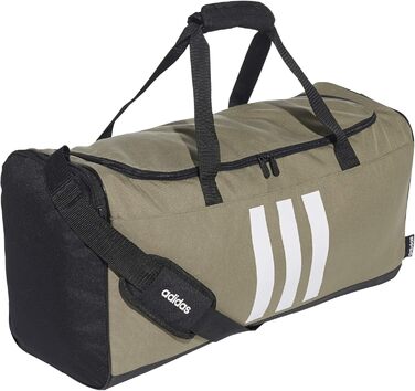 Сумка спортивна Adidas 3S Duf M, зелена/чорна/біла, універсальна, GE6153