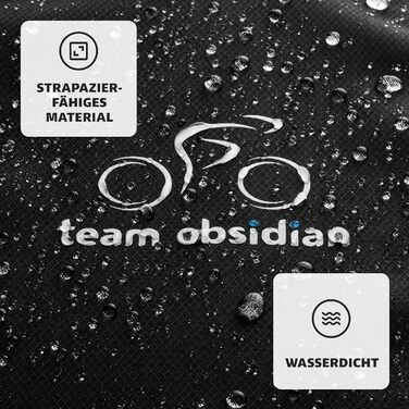 Чохли для велосипедів Team Obsidian Oxford 600D | Зберігання на вулиці та транспортування | Підходять для 1-3 велосипедів