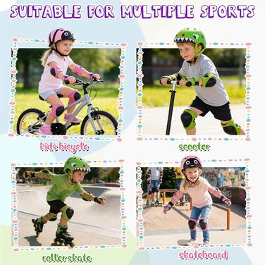 Дитячий шолом для велосипеда, скейтборда, самоката, мотоцикла, 50-54 см, регульований, рожевий, CE-сертифікація, для дітей 2-5 років