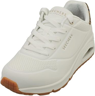 Кросівки Skechers Max Cushioning Delta для чоловіків, білі, з леопардовим принтом (41 EU)