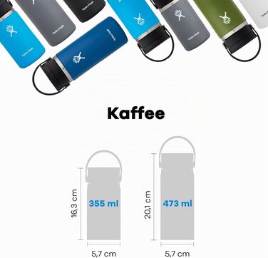 Термос Hydro Flask 473 мл з вакуумною ізоляцією зі сталі, герметична кришка Flex Sip, для кави та напоїв (Колір: Agave)