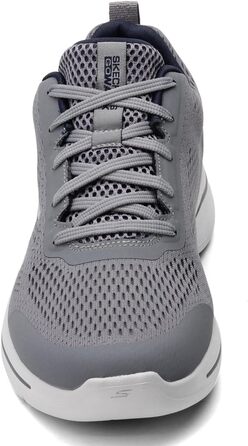 Чоловічі кросівки Skechers Gowalk Arch Fit - спортивні, для ходьби та тренувань, з повітряно-охолоджуваною піною, сірі/темно-сині, 43.5 EU