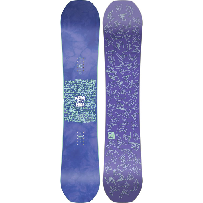 Сноуборд дитячий Nitro Ripper Youth 132 см, універсальний, для фрістайлу, різнокольоровий