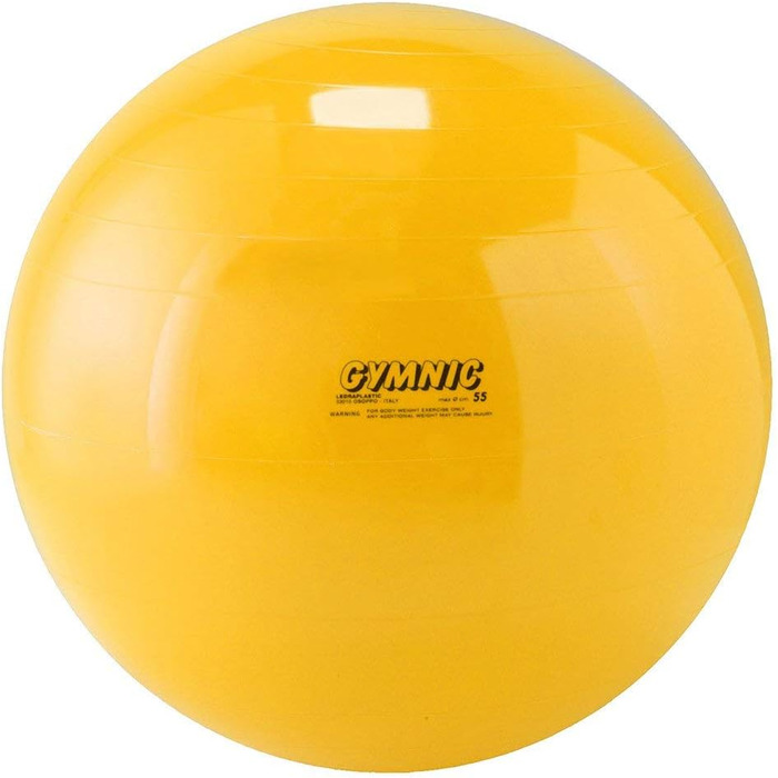 Гімнастичний м'яч GYMNIC Body 55 см, жовтий