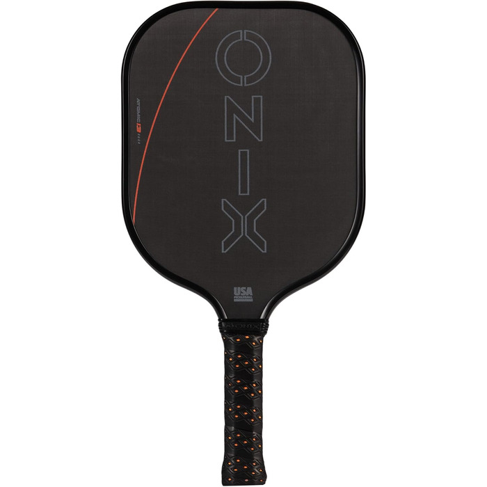 Onix Evoke Premier Pro Raw Carbon Pickleball Paddel Control - Чорний, 14 мм