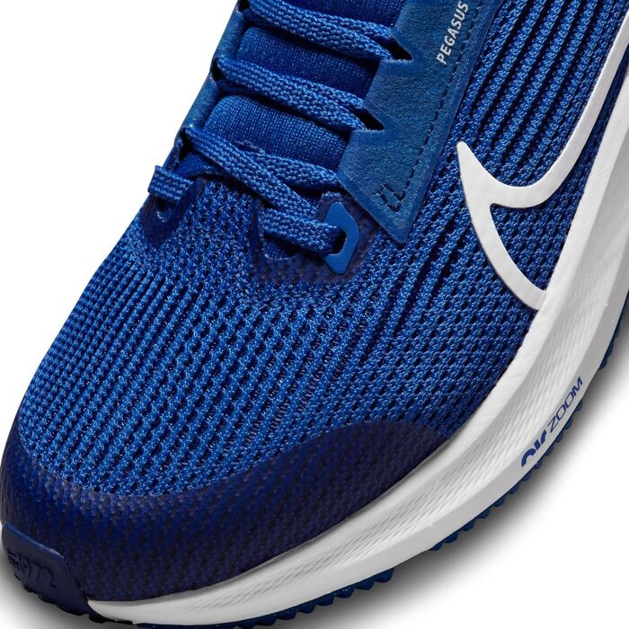 Дитячі кросівки Nike Air Zoom Pegasus 40 (Gs) для спорту, 36.5 EU, Game Royal White Deep Royal Blue