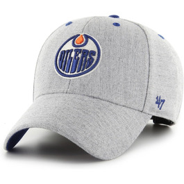 Кепка бейсболка 47 Brand MVP NHL Oilers, сіро-чорна, універсальний розмір