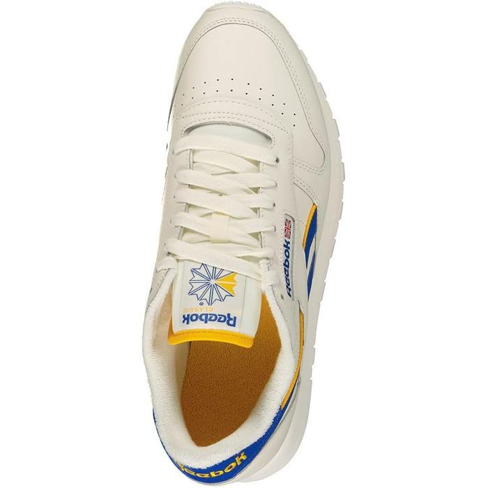 Кросівки Reebok Classic Leather для жінок (45 EU, Chalk Vecblu Cogold)