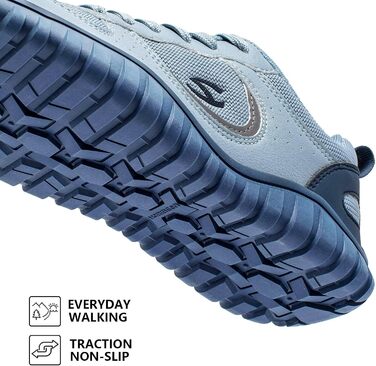 Взуття для фітнесу HOBIBEAR для жінок та чоловіків | Кросівки для трейлраннінгу з широкою передньою частиною | Синій, 39 EU