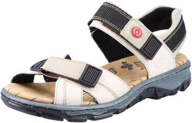 Жіночі сандалії Rieker 68851, класична модель, кремовий/грибний колір, розмір 37 EU