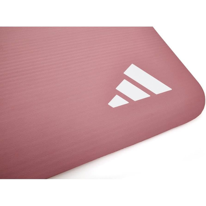 Килимок для йоги Adidas Tie-Dye – 10 мм NBR, нековзний, для захисту суглобів, з ручкою, товстий килимок для пілатесу та фітнесу, 183x61 см (світло-рожевий)