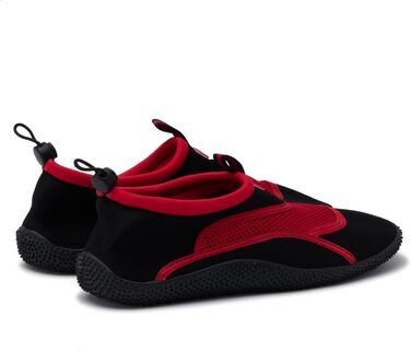 Шкарпетки для плавання JOMIX: унісекс, чорно-червоні, для дорослих та дітей, для басейну та пляжу, швидковисихаючі
