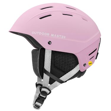 Шолом гірськолижний Outdooraster Kelvin II IPS, рожевий матовий, розмір M - для чоловіків, жінок та підлітків