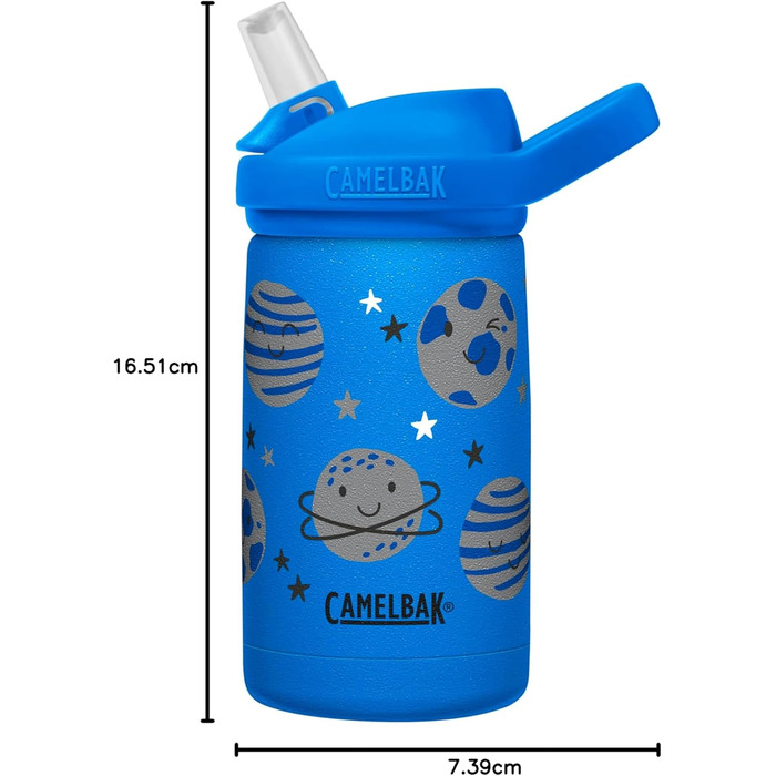 Дитяча вакуумна пляшка CAMELBAK Eddy+ нержавіюча сталь 350 мл Space Smiles