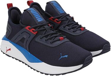 Кросівки PUMA Pacer 23 для жінок та чоловіків, 46 EU, чорний/червоний/королівський блакитний