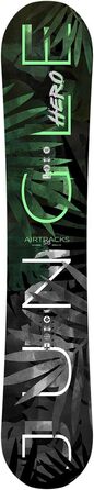 Чоловічий сноуборд-набір Airtracks Freeride/Freestyle Jungle Hero Wide Hybrid Rocker 155 см з кріпленнями Master, черевиками Strong Atop 42 та сумкою
