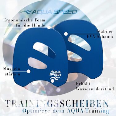 Диски Aqua Speed для аквааеробіки та тренувань у воді для дорослих, водні гантелі для аквафітнесу та водної гімнастики