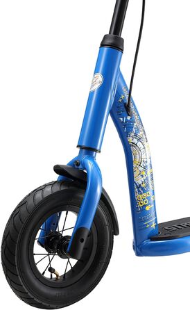 Дитячий самокат STAR SCOOTER з надувними колесами 10 дюймів, для міста, від 5 років, регульована висота, нове покоління