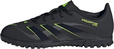 Бутси футбольні adidas Predator Club Turf Unisex, 34 EU, чорний/карбон/лимонний, для штучного покриття