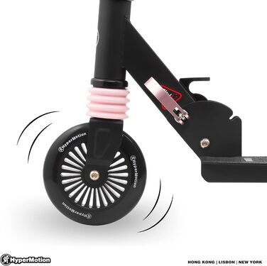 Дитячий самокат HyperMotion Wally, складаний, для дітей 4-9 років, з амортизатором, регульоване кермо, гумові колеса 125 мм
