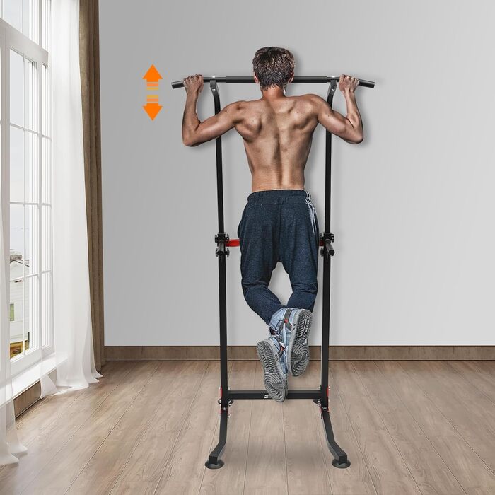Кімнатна турнік-стінка Power Tower для дому та фітнесу, турнік, бруси, стінка для віджимань
