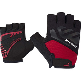 Велосипедні рукавички Ziener Caecilius для чоловіків: гірські, короткі, дихаючі, амортизуючі, неслизькі, червоні