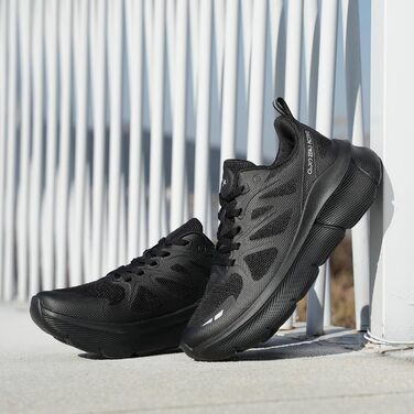 Жіночі кросівки Hawkwell Cloud Zero для ходьби та тенісу, з амортизацією, дихаючі, для спорту, фітнесу, тренувань, бігу, чорні, 42 EU