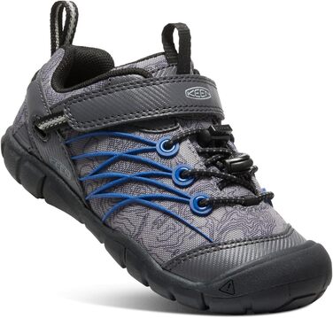 KEEN Chandler Cnx: Трекінгові півчеревики для дітей та дорослих, рожево-зелені, 32 EU, Black/Bright Cobalt