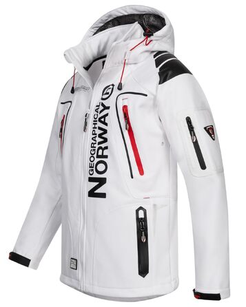 Чоловіча демісезонна куртка Geographica Norway Softshell для гірських походів та спорту, водонепроникна осіння/зимова куртка, колір Roya Bau, розмір L