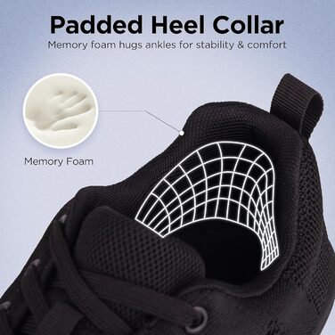 Жіночі кросівки з повітряною подушкою для залу та вулиці, спортивні, дихаючі, на шнурівці, розміри 35-44 EU, широка колодка (39 EU)