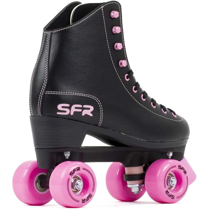 Роликові ковзани SFR Figure Rollschuhe для дітей та підлітків (37, чорний/м'ятно-зелений, чорний/рожевий)